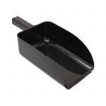 Black Large Horse Cattle Feed Scoop 34cm x 16cm By Perry Equestrian (547)